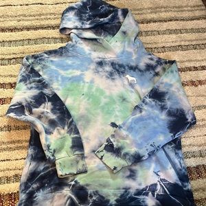 PINK tye dye hoodie